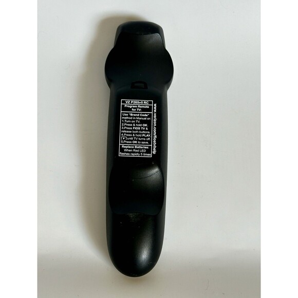 VERIZON FiOS VZ P265v5 RC Replacement TV Remote Control - Picture 2 of 6